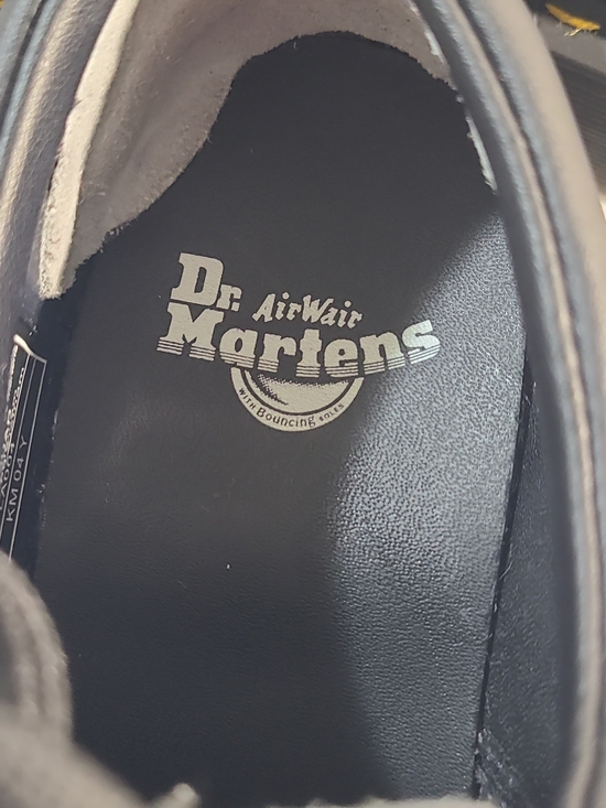 Dr. Martens Black Leather  Sole Platform Lace Up 8053 Quad Size 5 Womens main image 10